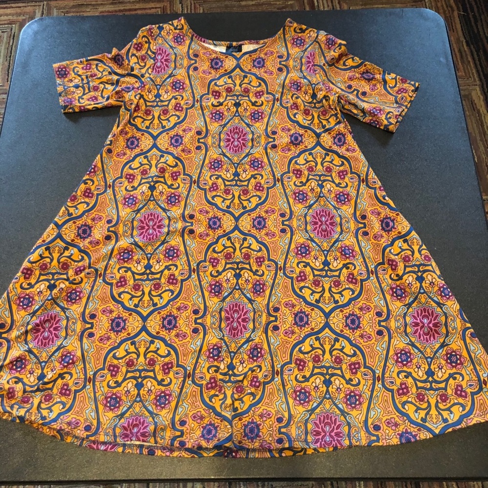 Agnes & Dora Moroccan Gold Swing Tunic NWT XS